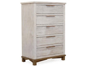 Golden Loft 5 Drawer Chest - Barewood