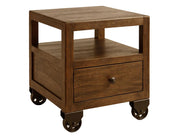Oslo Brown End Table - Barewood
