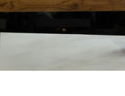 Natural Teca Fireplace TV Console - Barewood