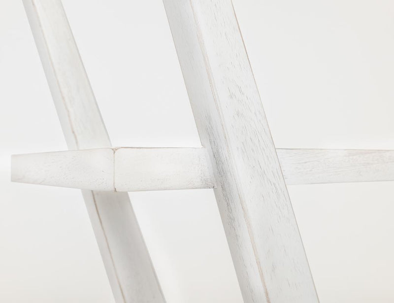 White Moka Bookcase - Barewood