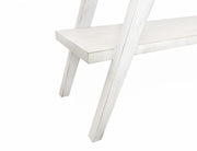 White Moka Bookcase - Barewood