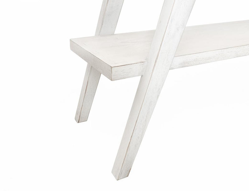 White Moka Bookcase - Barewood