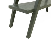 Moka Green Bookcase - Barewood