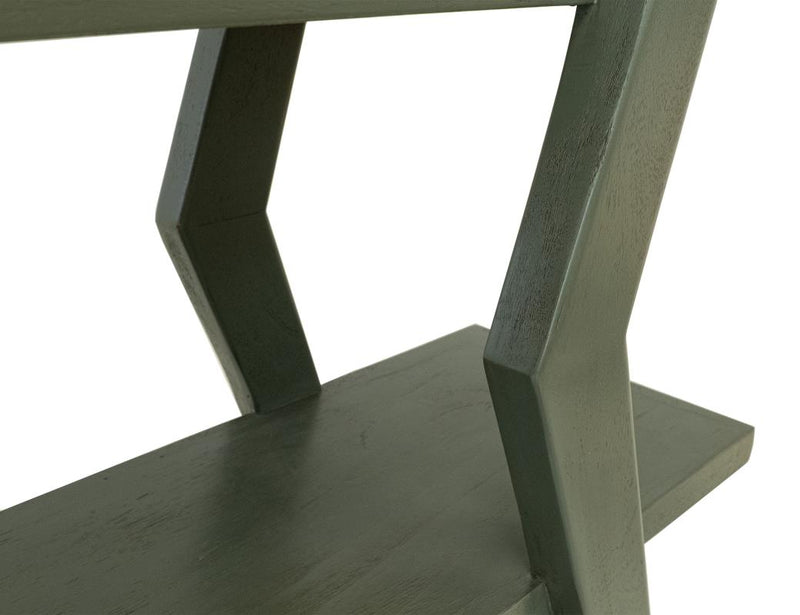 Moka Green Bookcase - Barewood