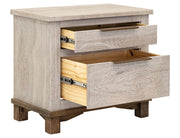 Golden Loft 2 Drawer Nightstand - Barewood
