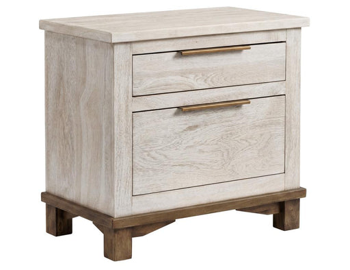 Golden Loft 2 Drawer Nightstand - Barewood