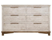 Golden Loft 6 Drawer Dresser - Barewood