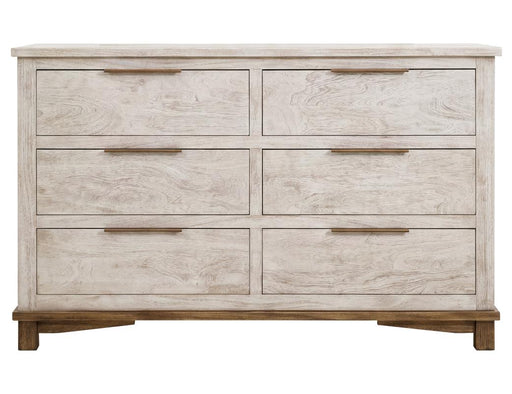 Golden Loft 6 Drawer Dresser - Barewood