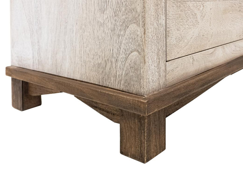Golden Loft 5 Drawer Chest - Barewood