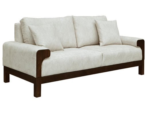 Raramuri Loveseat, ivory leather-look