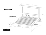 Golden Loft Bed dimensions - Barewood