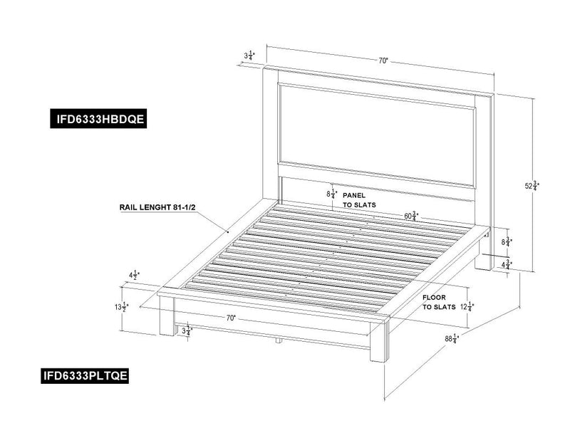 Golden Loft Bed dimensions - Barewood