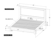 Golden Loft Bed dimensions - Barewood