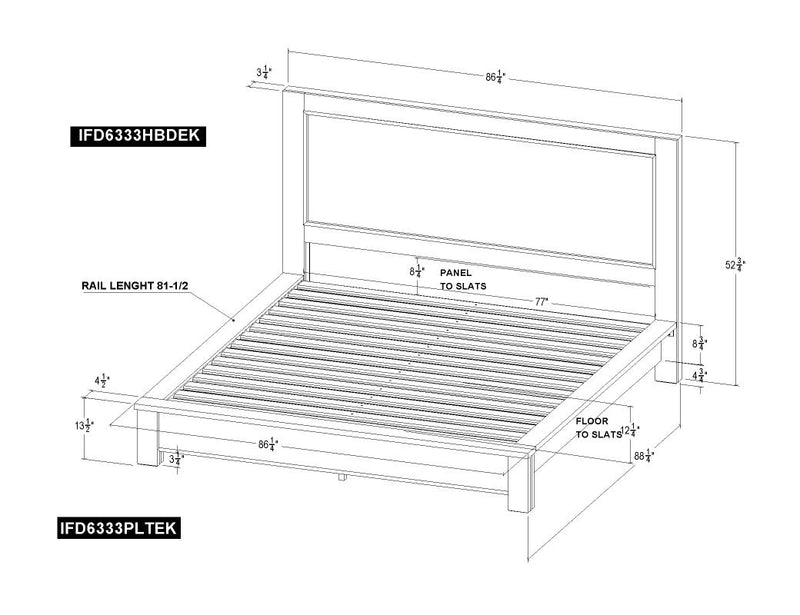 Golden Loft Bed dimensions - Barewood