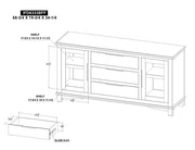 Golden Loft Buffet dimensions - Barewood