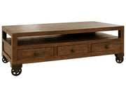 Oslo Brown Cocktail Table - Barewood