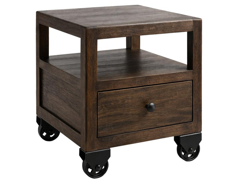 Oslo Black End Table - Barewood
