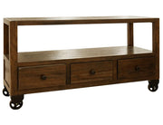 Oslo Brown Sofa Table - Barewood
