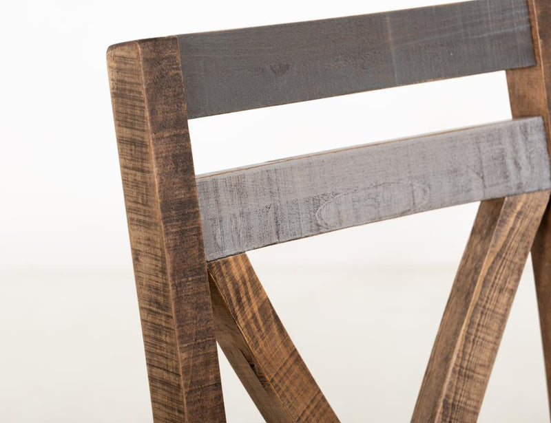 Loft Brown Dining Chair back