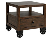 Oslo Black Chairside Table - Barewood