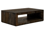 Balam Black open-shelf cocktail table