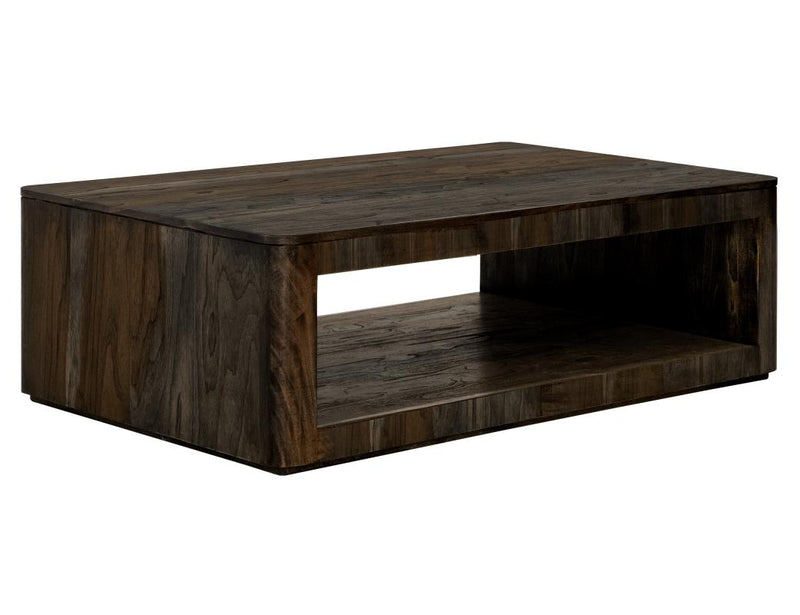 Balam Black open-shelf cocktail table