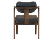 Zaphiro Leather Upholstered Chair - Barewood
