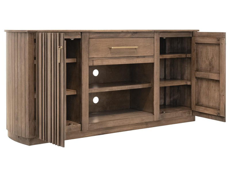 Mezquite TV Console doors open