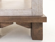 Golden Loft Chairside Table - Barewood