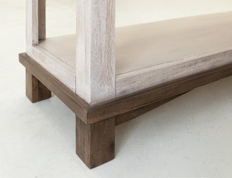 Golden Loft Sofa Table - Barewood