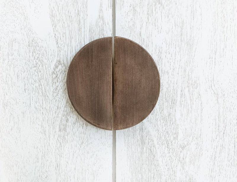 White Moka Console - Barewood