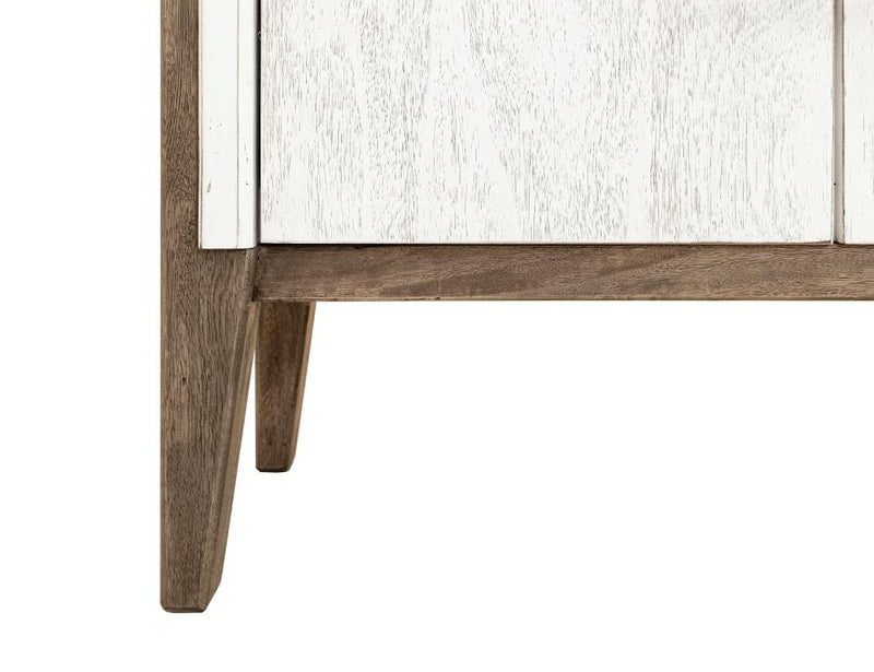 White Moka Console - Barewood