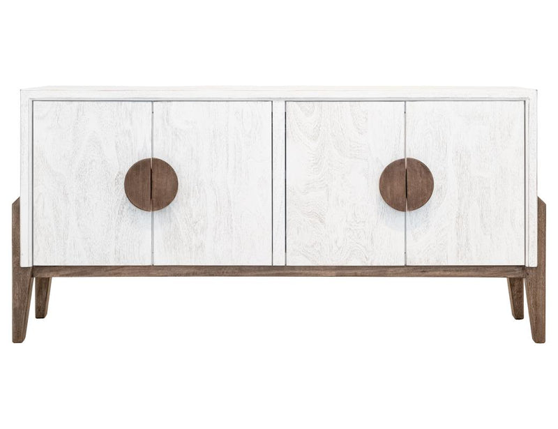White Moka Console - Barewood