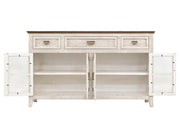 Sahara White Console - front view