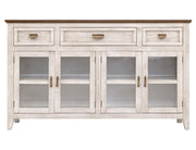Sahara White Console - angled view