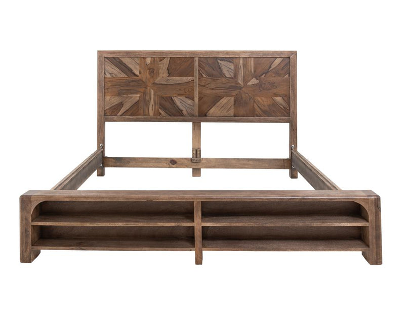 Praga Bed - Barewood