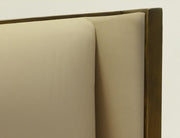 Silver Wood Frame Leather Chair - Barewood