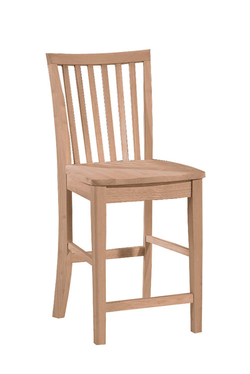 Mission Stool - Barewood