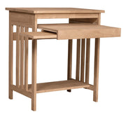 Mission Computer Stand - Barewood