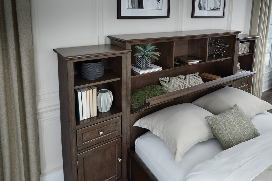 McKenzie Classic Bookcase Storage Bed