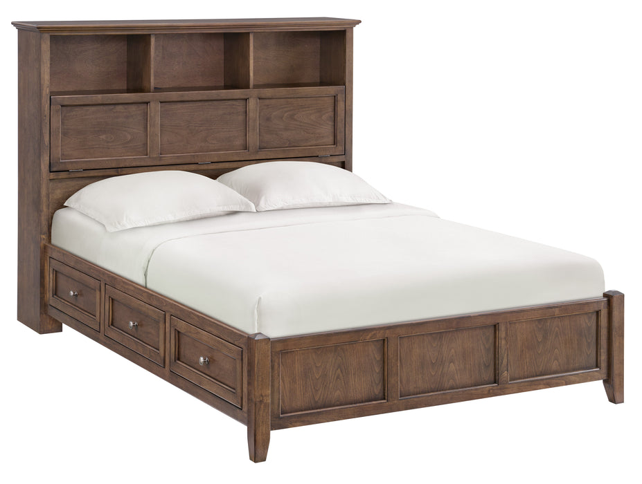 McKenzie Classic Bookcase Storage Bed