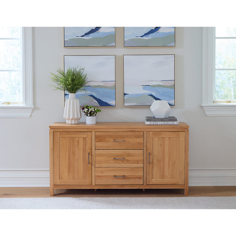 2 West Solid Wood Entertainment Console – 52" Alder Wood Media Console with Storage