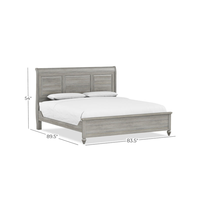 Perfect Balance Sleigh King Bed