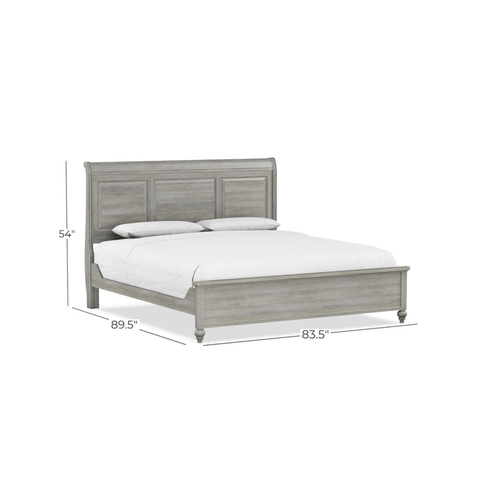 Perfect Balance Sleigh King Bed