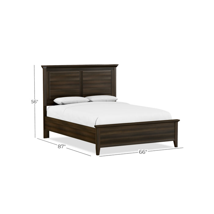 Perfect Balance Contemporary Queen Panel Bed