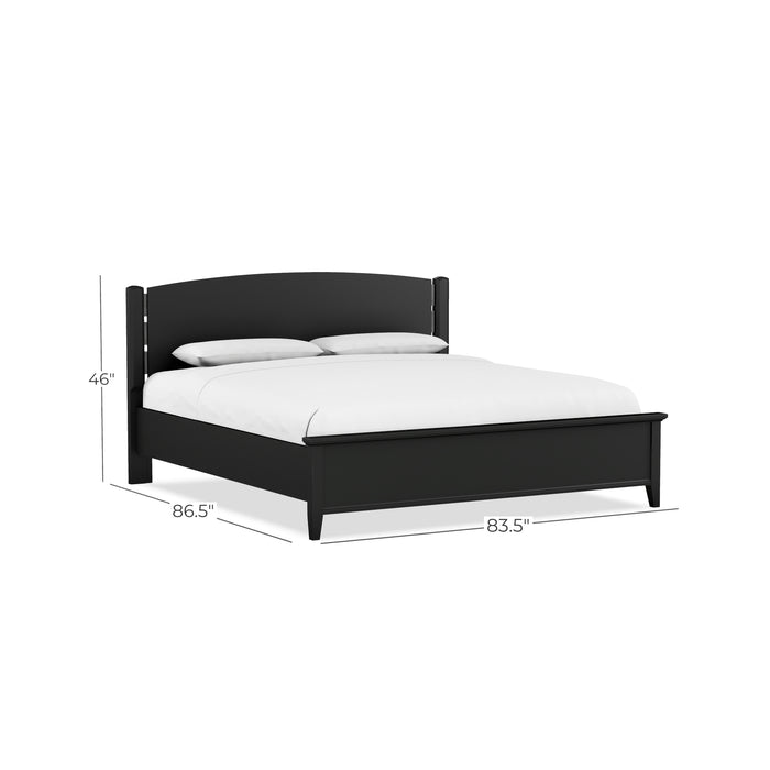 Perfect Balance Arch Metal Inset King Bed