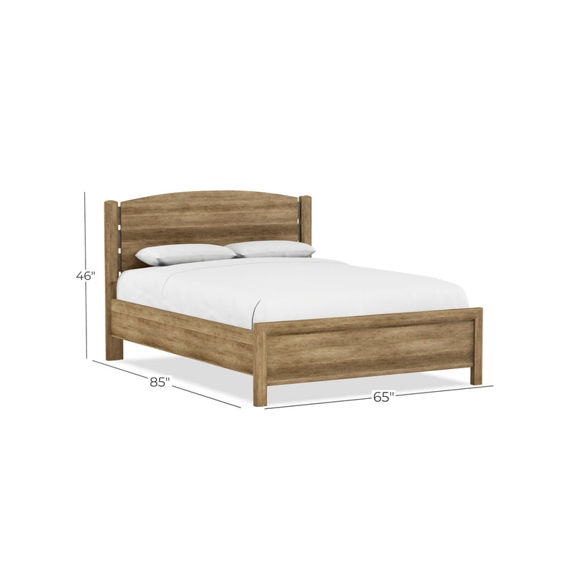 Perfect Balance Arch Metal Inset Queen Bed