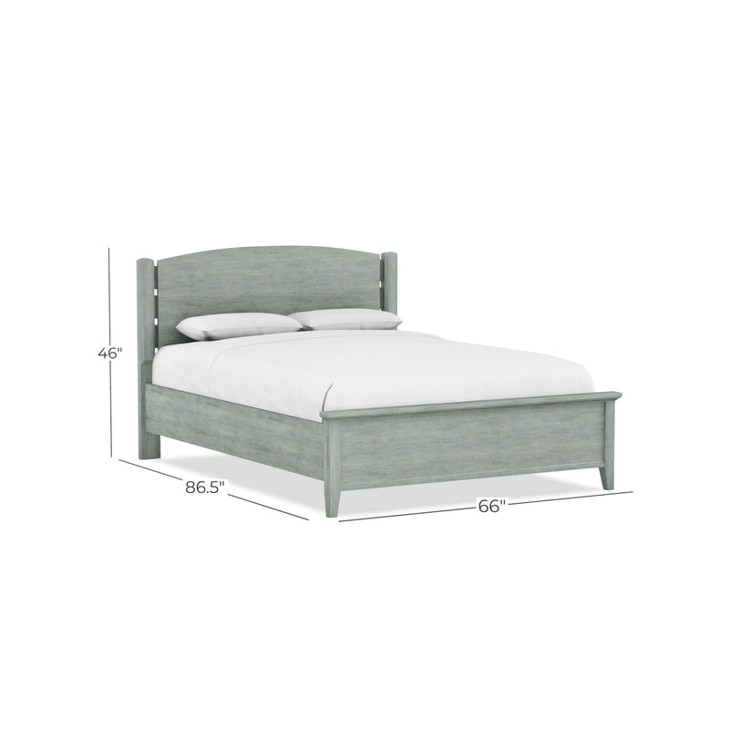 Perfect Balance Arch Metal Inset Queen Bed