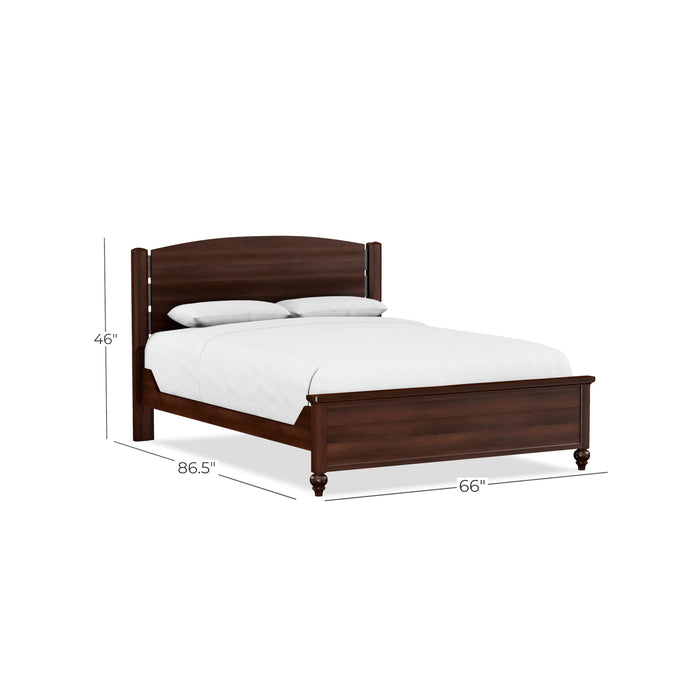 Perfect Balance Arch Metal Inset Queen Bed