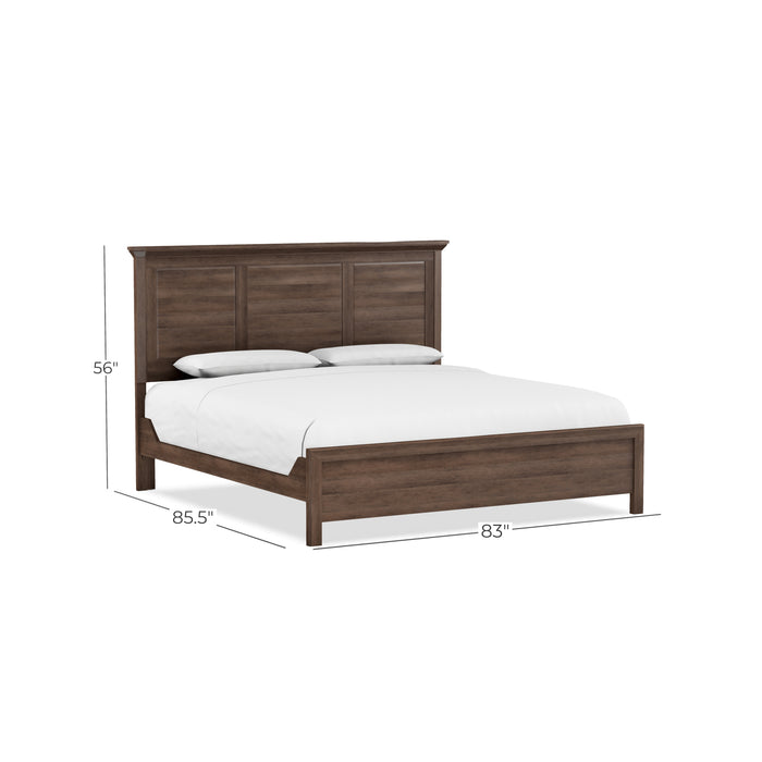 Perfect Balance Contemporary King Panel Bed